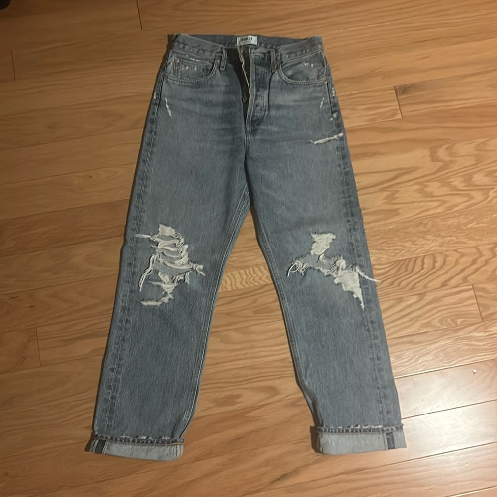 Agolde 90's Mid Rise Loose Fit in Fall Out